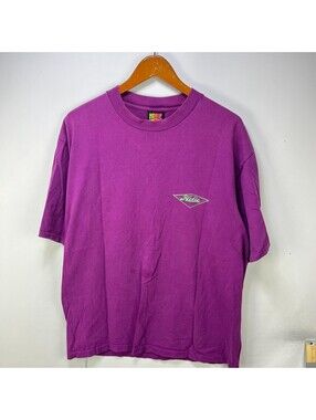 Vintage 90s Hobie Surf Neon Diamond Logo Purple T Shirt XL
